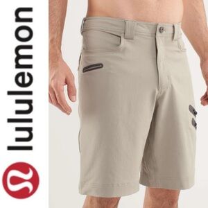 LULULEMON Cadence Shorts Navajo Tan Khaki Beige Size 36